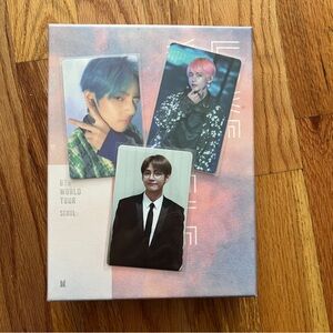 bts love yourself seoul dvd set + taehyung pc bundle